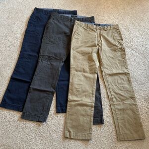 Banana Republic Aiden Chinos - Navy, Charcoal, Khaki